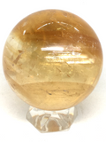 Honey Calcite Sphere #429 (High Grade)