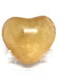 Honey Calcite Hearts