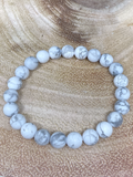 Howlite Bracelet - 8mm