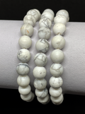 Howlite Bracelet - 8mm