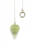 Jade Faceted Pendulum