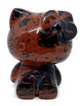 Mahogany Obsidian 'Hello Kitty' #418