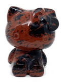 Mahogany Obsidian 'Hello Kitty' #418