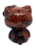 Mahogany Obsidian 'Hello Kitty' #418