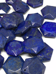 Lapis Lazuli 3D Hexagon Pendants