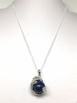 Lapis Lazuli Dragon Pendant - Non Silver