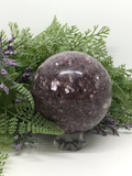 Lepidolite Sphere #121 - 7.2cm