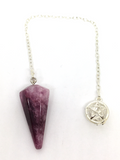 Lepidolite Pendulum