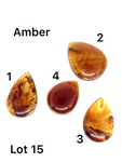 Amber Cabochons - Lot #15