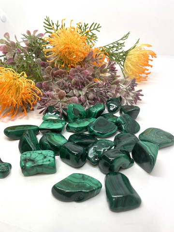 Malachite Tumble Stones (Free Form)