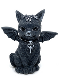 Malpuss Winged Occult Cat Figurine - 9cm