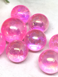 Pink Aura Quartz Mini Spheres - 17mm to 23mm