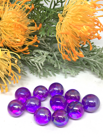 Purple Aura Quartz Mini Spheres - 17mm to 21mm