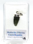 Moldavite Sterling Silver Pendant #18