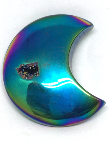 Rainbow Aura Crescent Moon # 134