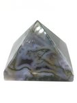 Moss Agate Pyramid #445 - 4.5cm