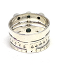 Multi Larimar Sterling Silver Ring - Size 8