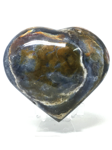 Ocean Jasper Heart #12 - 8.5cm