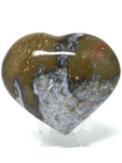 Ocean Jasper Heart #13 - 8.5cm