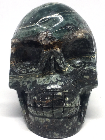 Ocean Jasper Skull #13