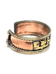 OM Mani Padme Hum Adjustable Copper Ring