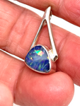 Opal Doublet Pendant #179 - Sterling Silver