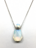 Opalite Perfume Bottle Necklace