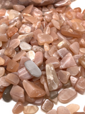 Peach Moonstone Crystal Chips (large) - 100g