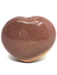 Petrified Wood Heart # 204 - 4.5cm
