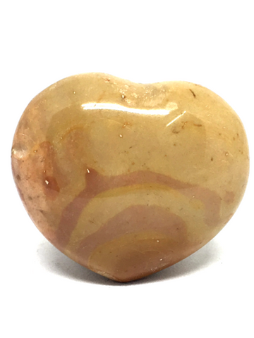 Petrified Wood Heart # 208 - 4cm