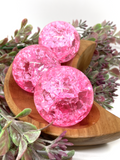 Pink Crackle Quartz Sphere - 5cm