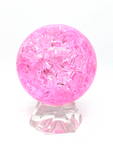Pink Crackle Quartz Sphere - 5cm