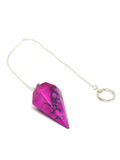 Howlite Pink Faceted Pendulum