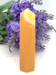 Orange Calcite Tower #100