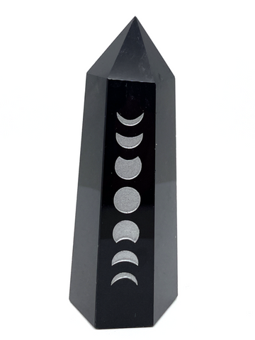 Black Obsidian Moon Phases Generator Point #246
