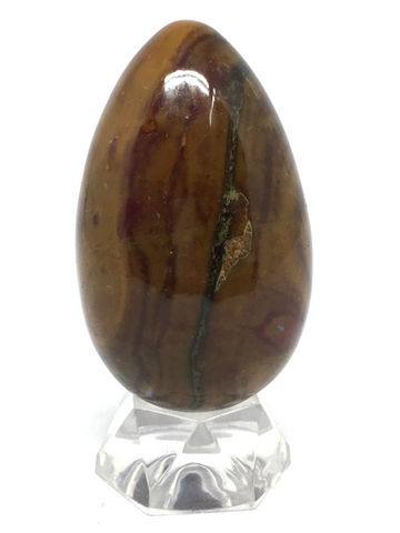 Poppy Jasper Egg # 355 - 60mm