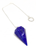 Howlite Purple Faceted Pendulum