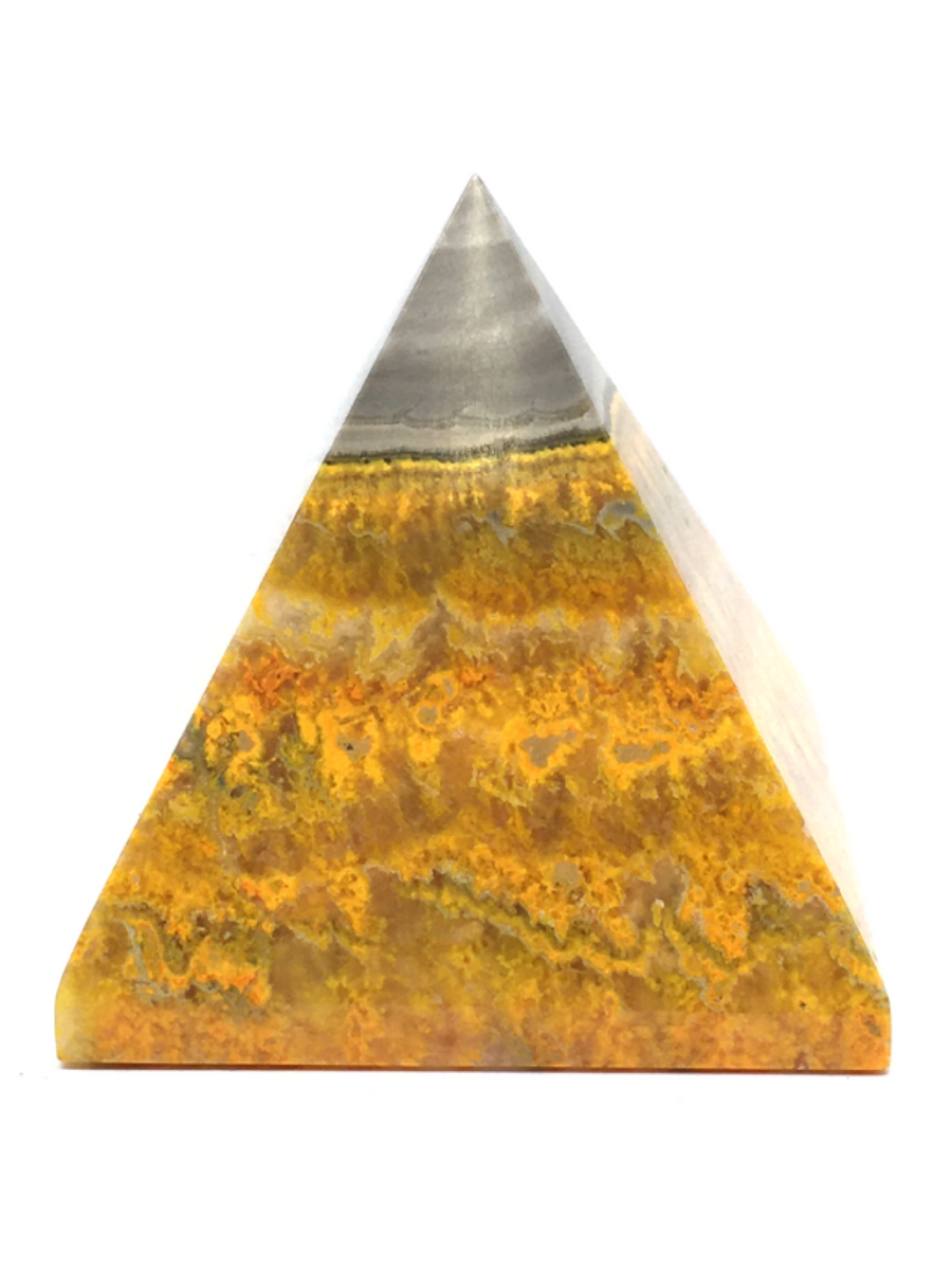 Bumble Bee Jasper Pyramid #144 – Wicked Crystals and Things