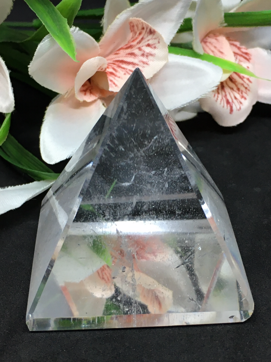 Clear Quartz Pyramid #309 – Wicked Crystals and Things