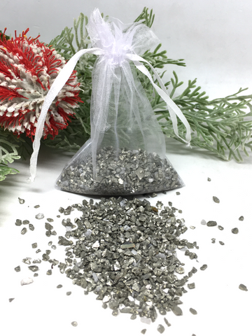 Pyrite Crystal Chips - 100g