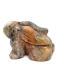 Crazy Lace Agate Rabbit #134