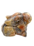 Crazy Lace Agate Rabbit #134