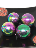 Rainbow Aura Quartz Spheres - 2.5cm