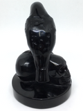 Black Obsidian Raven on Skulls #499