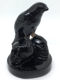Black Obsidian Raven on Skulls #499