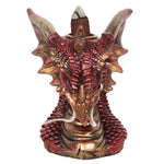 Red Dragon Backflow Incense Burner - 10.5cm