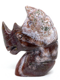 Ocean Jasper Rhino Carving #339
