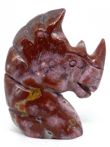 Ocean Jasper Rhino Carving #339