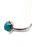 Turquoise Sterling Silver Ring #13 - adjustable