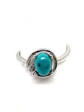 Turquoise Sterling Silver Ring #13 - adjustable